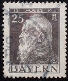 [The 90th Anniversary of the Birth of Prince Luitpold - Type I: Small 9 and no Foot on 1 in "1911". Type II: Large 9 and Foot on 1 in "1911", tip F9]