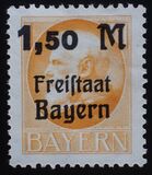 [No. 106 in New Colors Surcharged, type R1]