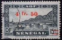 [Faidherbe Bridge & Diourbel Mosque Stamps of 1935 Surtaxed, տեսակ AK13]