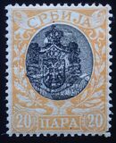 [Coat of Arms Overprinted Head of King Alexander I, tegund J4]