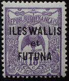 [New Caledonia Postage Stamps Overprinted "ILES WALLIS - et - FUTUNA", type A5]