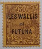 [New Caledonia Postage Stamps Overprinted "ILES WALLIS - et - FUTUNA", type A8]