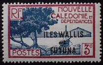 [New Caledonia Postage Stamps of 1939 Overprinted "ILES WALLIS - et  - FUTUNA", type N]
