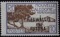 [New Caledonia Postage Stamps of 1928 Overprinted "ILES WALLIS - et - FUTUNA", Scrivi F4]