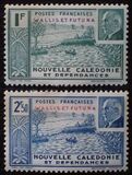 [Marshal Pétain - New Caledonia Stamps of 1941 Overprinted "WALLIS ET FORTUNA", प्रकार P]