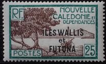 [New Caledonia Postage Stamps of 1928 Overprinted "ILES WALLIS - et - FUTUNA", Scrivi F7]