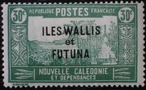 [New Caledonia Postage Stamps of 1928 Overprinted "ILES WALLIS - et  - FUTUNA", type F8]