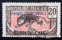 [Middle Congo Postage Stamps Overprinted "AFRIQUE EQUATORIALE - FRANCAISE", tegund F8]