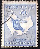 [Definitive Issues - Kangaroo and Map - Different Watermark, type A25]