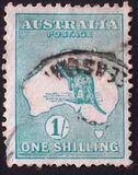 [Definitive Issues - Kangaroo and Map, Different Watermark, 類型 A19]