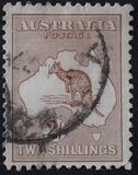 [Definitive Issues - Kangaroo and Map, Different Watermark, 類型 A20]