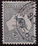 [Definitive Issues - Kangaroo and Map - Different Watermark, type A22]