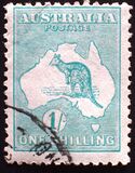 [Definitive Issues - Kangaroo and Map - Different Watermark, type A28]