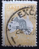 [Definitive Issues - Kangaroo and Map - Different Watermark, type A30]