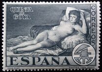 [The 100th Anniversary of the Death of Francisco de Goya, 1746-1828 -  Inscription "1746 - CORREOS ESPANA - 1828", ประเภท XCO1]