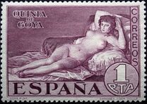 [The 100th Anniversary of the Death of Francisco de Goya, 1746-1828 -  Inscription "1746 - CORREOS ESPANA - 1828", ประเภท XCO]