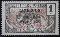 [Middle Congo Postage Stamps Overprinted "CAMEROUN Occupation Francaise", Tipe D]