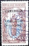 [Middle Congo Postage Stamps Overprinted "CAMEROUN Occupation Francaise", Tipe D9]