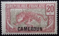 [Middle Congo Postage Stamps (Colors Changed) Overprinted "CAMEROUN", type E6]