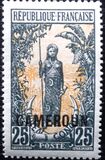 [Middle Congo Postage Stamps (Colors Changed) Overprinted "CAMEROUN", type E7]