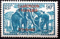 [Adherence to General de Gaulle - Overprinted "CAMEROUN FRANCAIS 27-8-40", type X14]