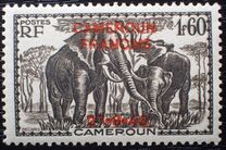 [Adherence to General de Gaulle - Overprinted "CAMEROUN FRANCAIS 27-8-40", type X18]