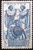 [Somali Warriors Stamps of 1938-1940 Overprinted "France Libre" in Red or Black, type BE8]