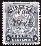 [Coat of Arms Stamps of 1909-1910 Overprinted & Surcharged - Long Distance Between "Vale" and "2 cts.", Tip AJ55]
