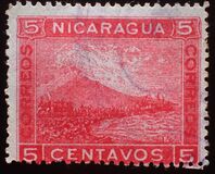 [Momotombo Mountain Stamps of 1900 - New Colors, type Q21]