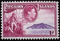[King George VI, Scenes from the History of Mutiny "Bounty", and by Bradbury, other Values of Waterloo, ประเภท B]