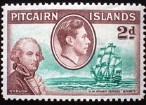 [King George VI, Scenes from the History of Mutiny "Bounty", and by Bradbury, other Values of Waterloo, ประเภท D]