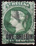 [Queen Victoria - Not Issued Stamps Surcharged. New Watermark, type B35]