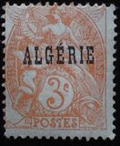 [French Postage Stamps Overprinted in Black, タイプ B1]