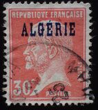 [French Postage Stamps Overprinted in Blue, type C3]