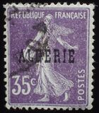 [French Postage Stamps Overprinted in Black, タイプ B9]