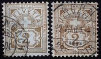 [Helvetia - Cross & Shield - Fiber Paper, Typ L]