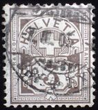 [Helvetia - Cross & Shield - Fiber Paper, Typ L1]