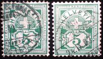 [Helvetia - Cross & Shield - Fiber Paper, Typ L3]