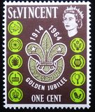 [The 50th Anniversary of Scouting in St. Vincent, type AV]