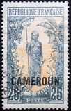 [Middle Congo Postage Stamps (Colors Changed) Overprinted "CAMEROUN", type E7]