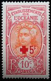 [Red Cross Charity - Small Paris Overprint, type B14]