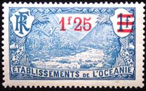 [Number 36 and 37 and Not Issued Stamps Surcharged, type D11]