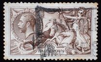 [King George V - No.141-143 With New Drawing, ประเภท CC7]