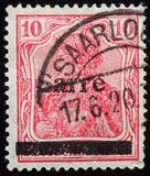 [German Empire Stamps Overprinted "SARRE", type A5]