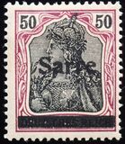 [German Empire Stamps Overprinted "SARRE", type A12]