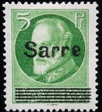 [Bavaria Postage Stamps Overprinted "SARRE", тип C]