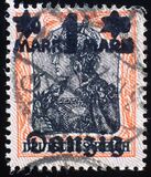 [German Empire Stamp Overprinted, Scrivi E]
