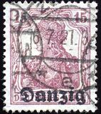 [German Stamps Overprinted "Danzig", Scrivi A2]