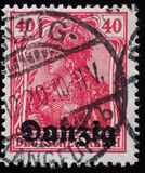 [German Stamps Overprinted "Danzig", Scrivi A5]
