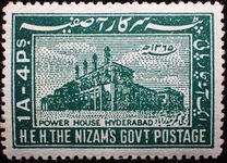[Local Motives - Inscribed "H.E.H. The NIZAM's GOVT. POSTAGE", Typ AP]